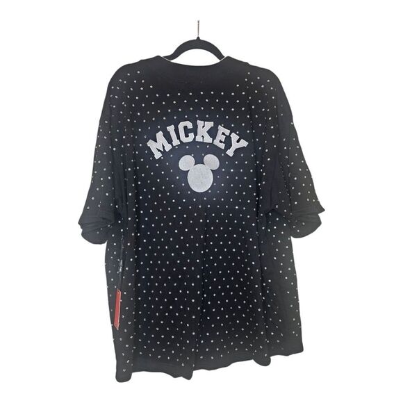NWT FOREVER 21 Disney Mickey Mouse Jersey Blinged Out Unisex - Size XXL - Picture 2 of 10